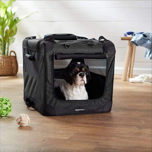 AmazonBasics Soft Foldable Pet Crate Carrier Dog/Cat 42"